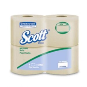 Papel Toalla Scott Natural Kimberly Clark - Rollo x 200 mt
