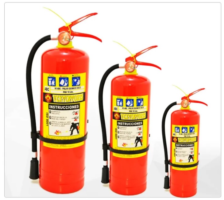 Extintores PQS y CO2