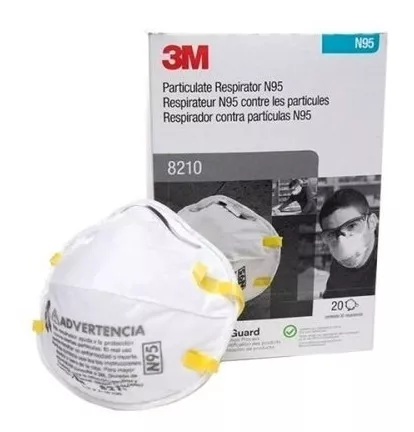 Respirador 3M 8210 (N95) caja x 20 unid.