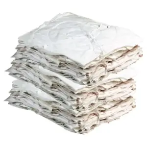 Trapo industrial Cosido - suelto color y blanco